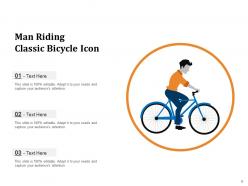 Bicycle Icon Circle Travelling Mountain Time Fitness