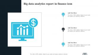 Big Data Analytics Report In Finance Icon