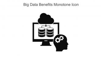 Big Data Benefits Monotone Icon In Powerpoint Pptx Png And Editable Eps Format