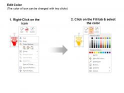 Binary code funnel virus detection code search integrated circuit ppt icons graphics