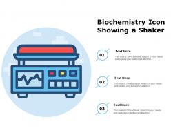 Biochemistry icon showing a shaker