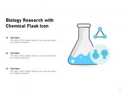 Biology icon research magnifying glass chemical microscope information professional