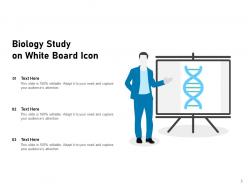 Biology icon research magnifying glass chemical microscope information professional
