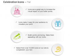 Birthday cake gift box music songs ppt icons graphics