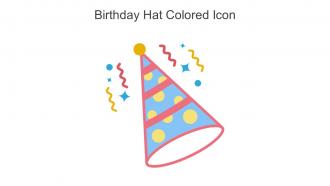 Birthday Hat Colored Icon In Powerpoint Pptx Png And Editable Eps Format