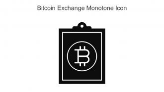 Bitcoin Exchange Monotone Icon In Powerpoint Pptx Png And Editable Eps Format
