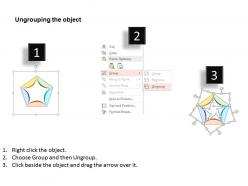 Bk five staged option infographics and icons flat powerpoint design