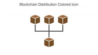 Blockchain Distribution Colored Icon In Powerpoint Pptx Png And Editable Eps Format