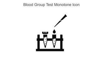 Blood Group Test Monotone Icon In Powerpoint Pptx Png And Editable Eps Format
