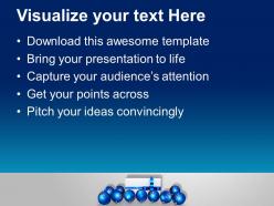 Blue christmas balls gift wrapped celebration powerpoint templates ppt backgrounds for slides 0113