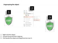 Bn correct wrong and security icons for antivirus software powerpoint template