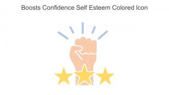 Boosts Confidence Self Esteem Colored Icon In Powerpoint Pptx Png And Editable Eps Format