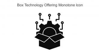 Box Technology Offering Monotone Icon In Powerpoint Pptx Png And Editable Eps Format