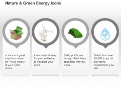 Box windmill car water drop ppt icons graphics