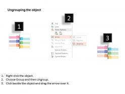 Bq six staged cubes with icons and tags flat powerpoint design