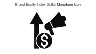 Brand Equity Index Dollar Monotone Icon In Powerpoint Pptx Png And Editable Eps Format