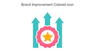Brand Improvement Colored Icon In Powerpoint Pptx Png And Editable Eps Format