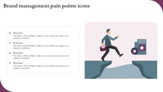 Brand Management Pain Points Icons