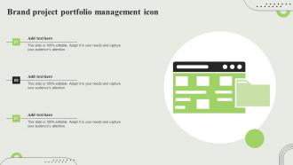 Brand Project Portfolio Management Icon