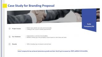 Branding proposal template case study for branding proposal ppt icons