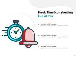 Break Time Recess Interval Icon Meal Organisation Work