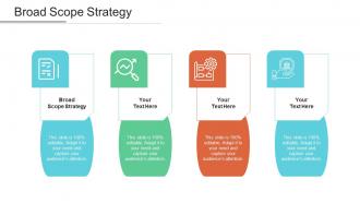 Broad scope strategy ppt powerpoint presentation icon design templates cpb