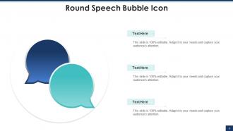 Bubble icon powerpoint ppt template bundles