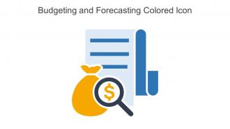 Budgeting And Forecasting Colored Icon In Powerpoint Pptx Png And Editable Eps Format