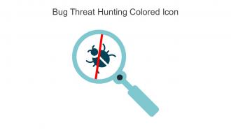 Bug Threat Hunting Colored Icon In Powerpoint Pptx Png And Editable Eps Format
