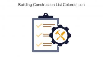 Building Construction List Colored Icon In Powerpoint Pptx Png And Editable Eps Format