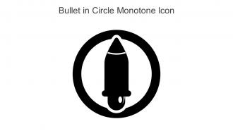 Bullet In Circle Monotone Icon In Powerpoint Pptx Png And Editable Eps Format