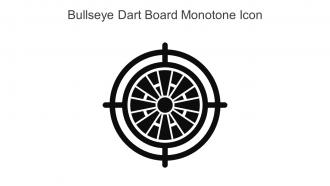 Bullseye Dart Board Monotone Icon In Powerpoint Pptx Png And Editable Eps Format