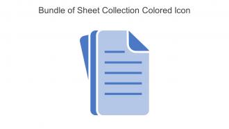 Bundle Of Sheet Collection Colored Icon In Powerpoint Pptx Png And Editable Eps Format