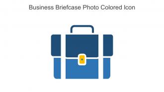 Business Briefcase Photo Colored Icon In Powerpoint Pptx Png And Editable Eps Format