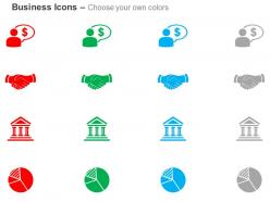 Business deal bank result analysis ppt icons graphics