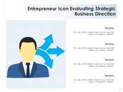 Business direction icon analysis entrepreneur formulating evaluating strategic