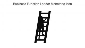 Business Function Ladder Monotone Icon In Powerpoint Pptx Png And Editable Eps Format