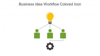 Business Idea Workflow Colored Icon In Powerpoint Pptx Png And Editable Eps Format