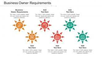 Business Owner Requirements Ppt Powerpoint Presentation Icon Graphics Pictures Cpb