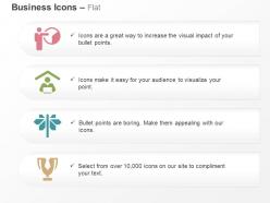 Business pie chart domestic help process flow ppt icons graphic