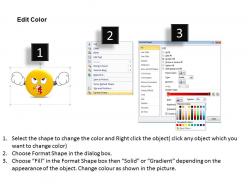 Business powerpoint templates angry emoticons illustration picture sales ppt slides