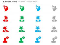 Business process customer service communication ppt icons graphics