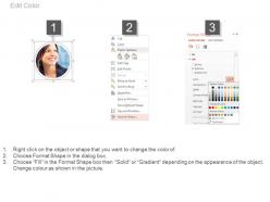 Business profile with business process icons powerpoint slides