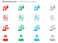 Business report analysis resume interview business analyst ppt icons graphics