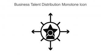 Business Talent Distribution Monotone Icon In Powerpoint Pptx Png And Editable Eps Format