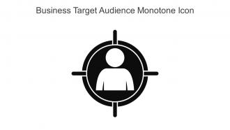 Business Target Audience Monotone Icon In Powerpoint Pptx Png And Editable Eps Format