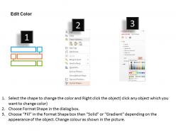 Bx three text boxes with funnel globe icons flat powerpoint design