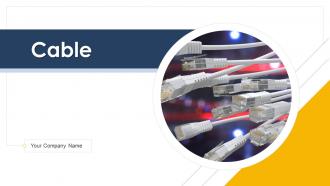 Cable powerpoint ppt template bundles