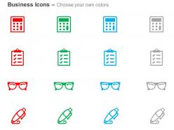 Calculations report tests and improvements ready to produce ppt icons graphics