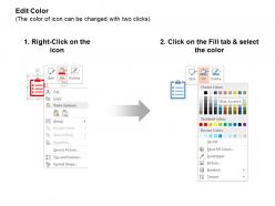 Calculator magnifier globe checklist for global business ppt icons graphics